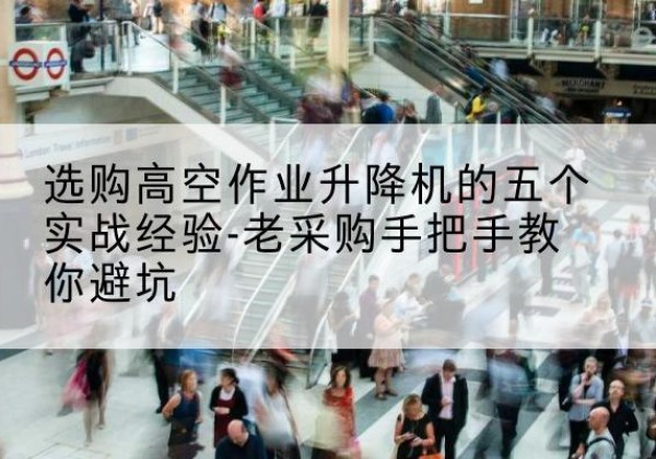 莫力达瓦高空作业升降机厂家-选购高空作业升降机的五个实战经验-老采购手把手教你避坑